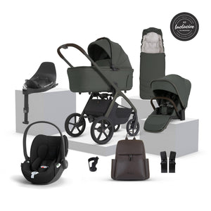 Silver Cross Cove 2 Ultimate 360 Sepia Black Cloud T i-Size Comfort Bundle - Pewter
