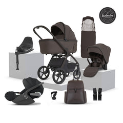 Silver Cross Cove 2 Ultimate 360 Sepia Black Cloud T i-Size Plus Bundle - Chocolate