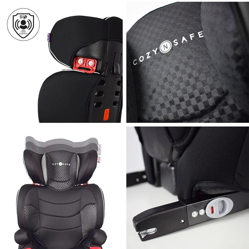 Cozy N Safe Augusta EZFix Group 2/3 High Backed Booster Child Car Seat