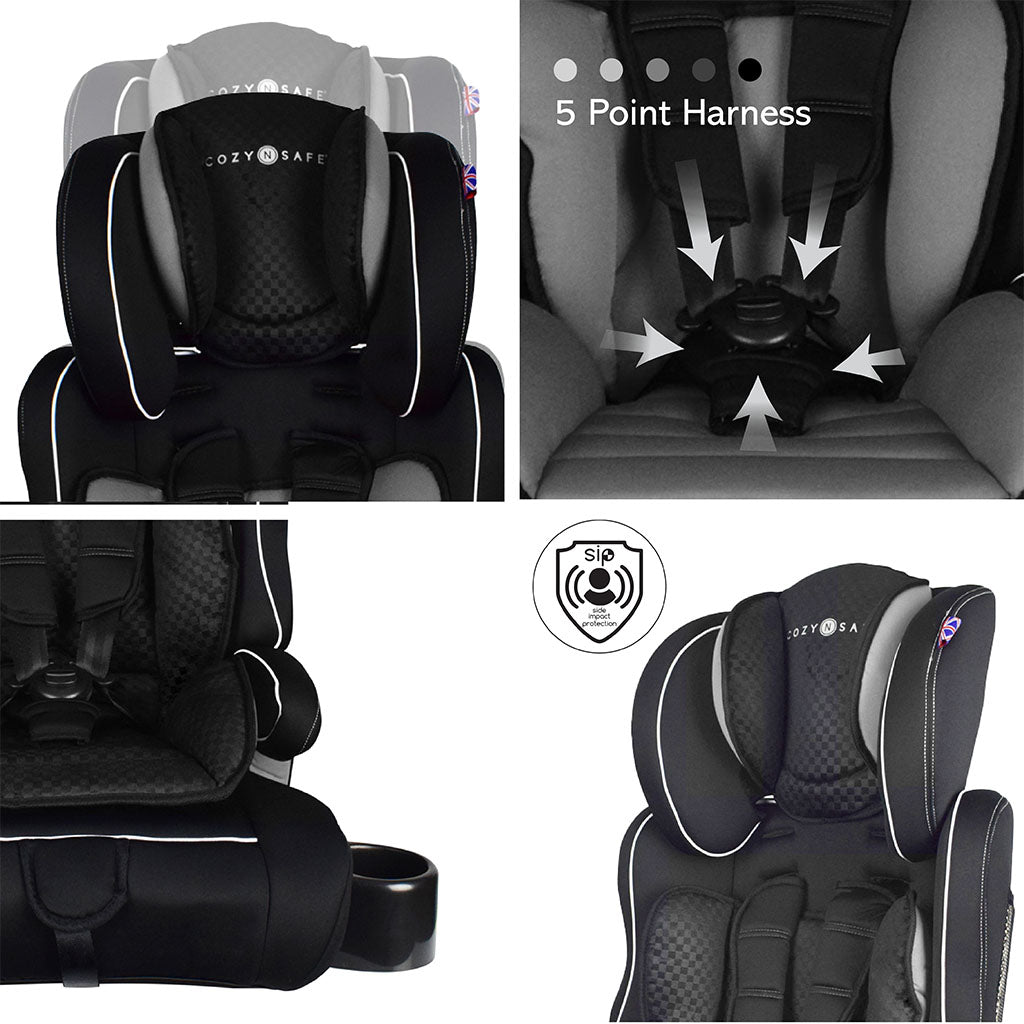 Cozy N Safe Everest Group 1/2/3 Child Car Seat