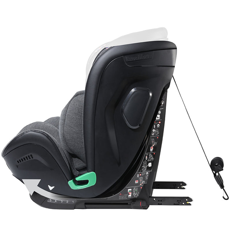 Cozy N Safe Excalibur i-Size Car Seat - Graphite