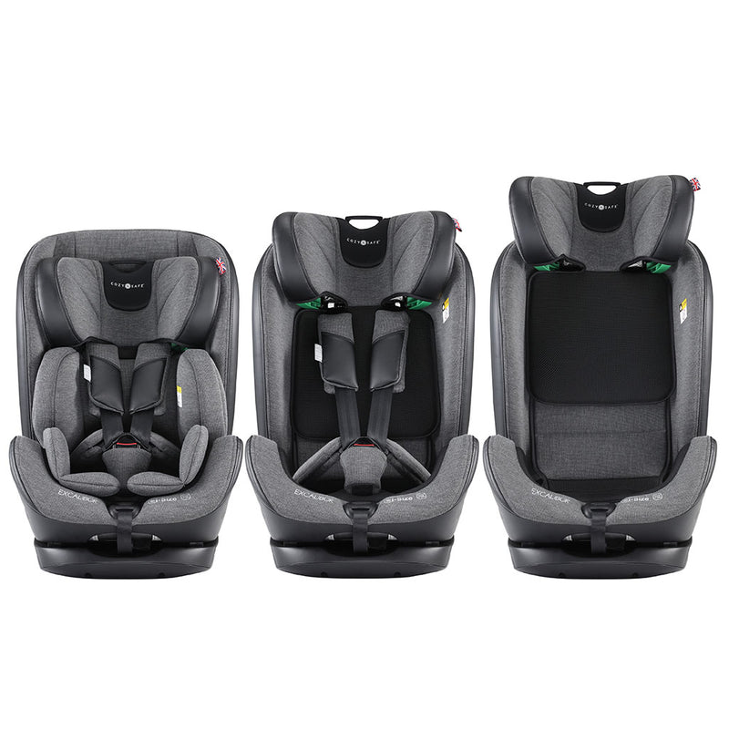 Cozy N Safe Excalibur i-Size Car Seat - Graphite