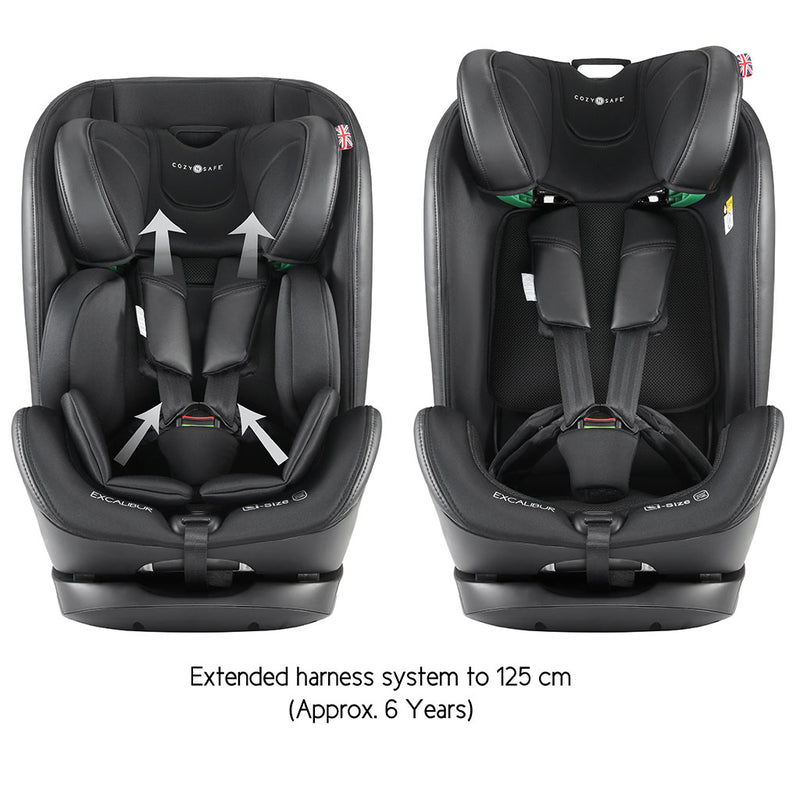 Cozy N Safe Excalibur i-Size Car Seat - Onyx
