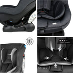 Cozy N Safe Fitzroy Group 0+/1 Child Car Seat - Black/Grey
