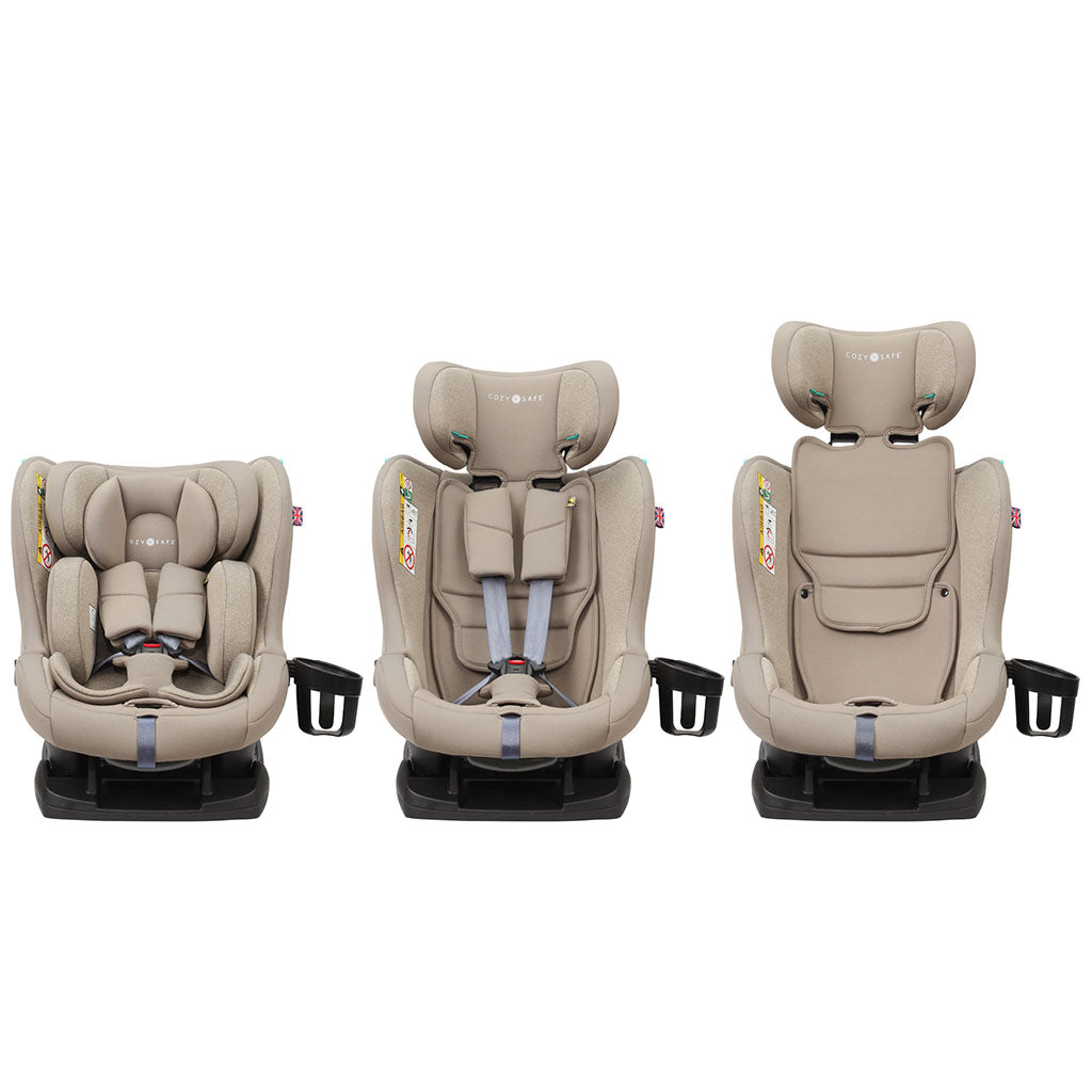 Cozy N Safe Fitzroy+ 40–150cm Child Car Seat - Ecru