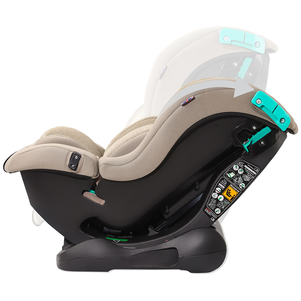 Cozy N Safe Fitzroy+ 40–150cm Child Car Seat - Ecru