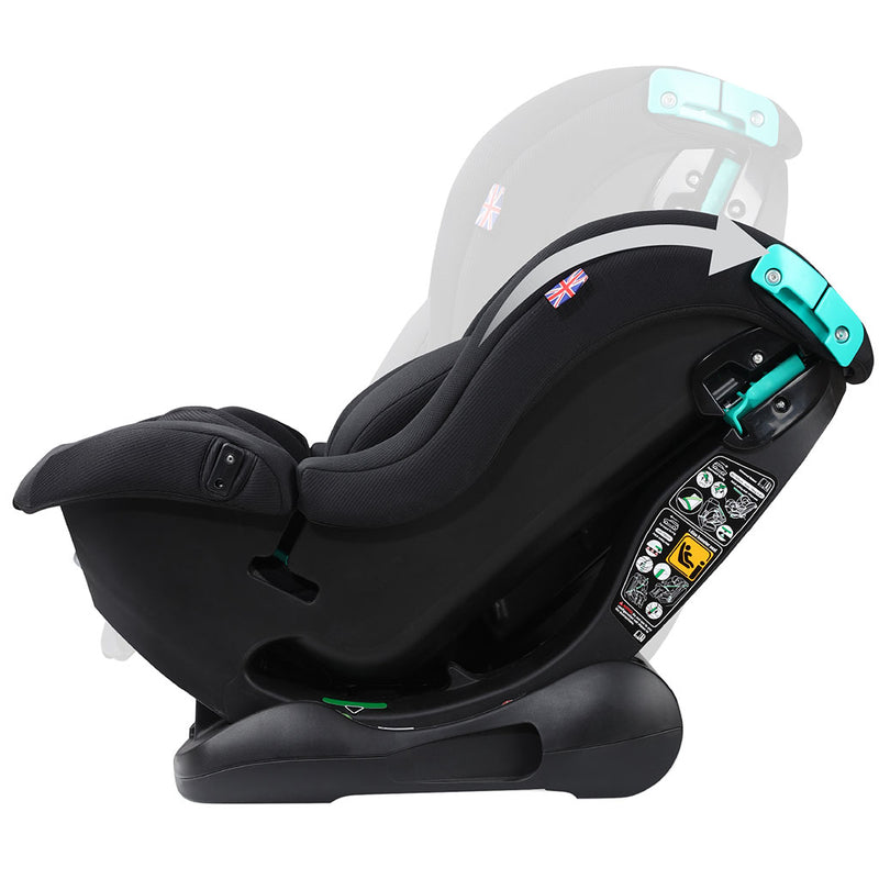 Cozy N Safe Fitzroy+ 40–150cm Child Car Seat - Jet