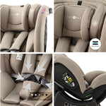 Cozy N Safe Fitzroy i-Size Car Seat - Ecru