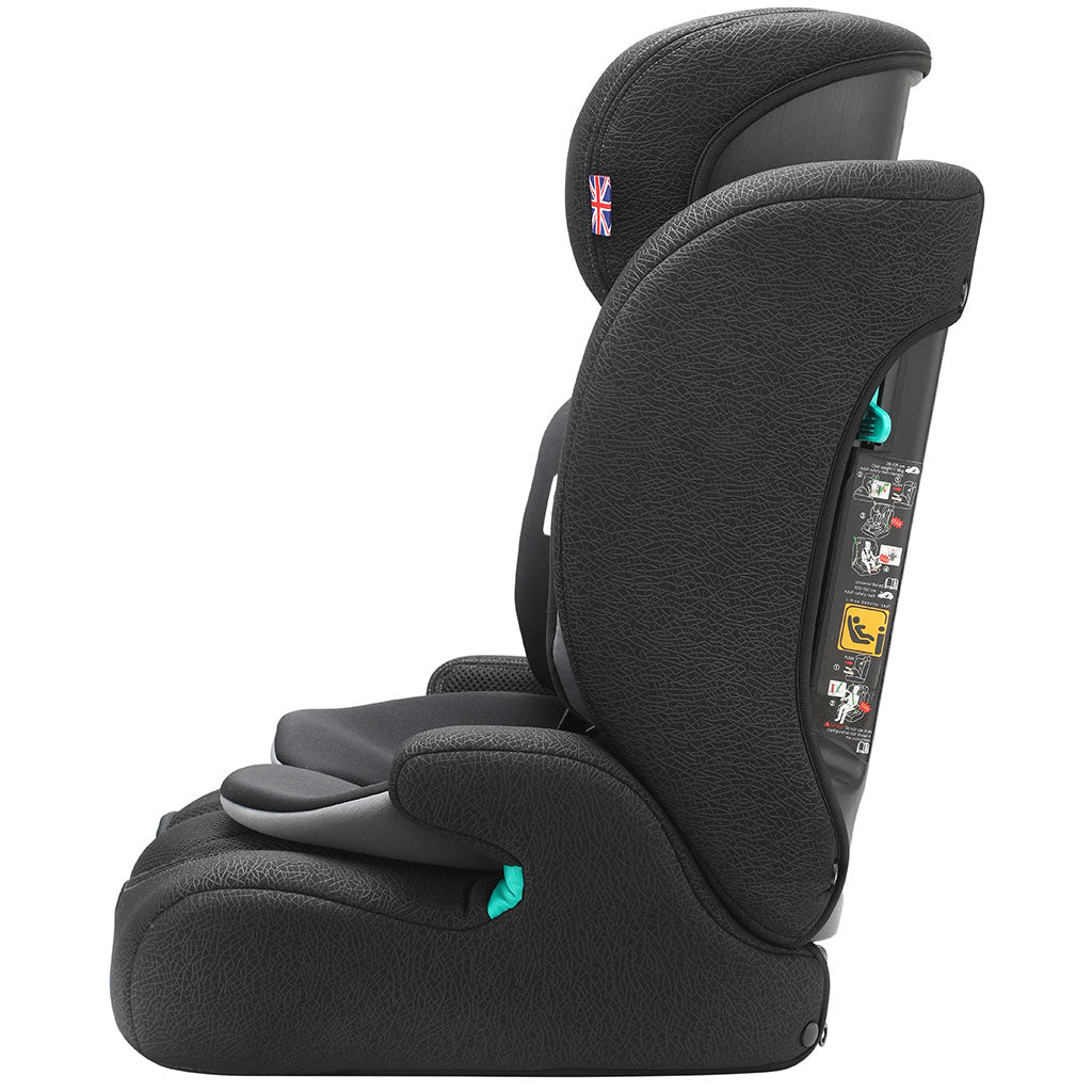 Cozy N Safe Fuji i-Size Child Car Seat and High Backed Booster - Black/Grey