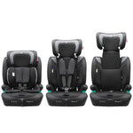 Cozy N Safe Fuji i-Size Child Car Seat and High Backed Booster - Black/Grey