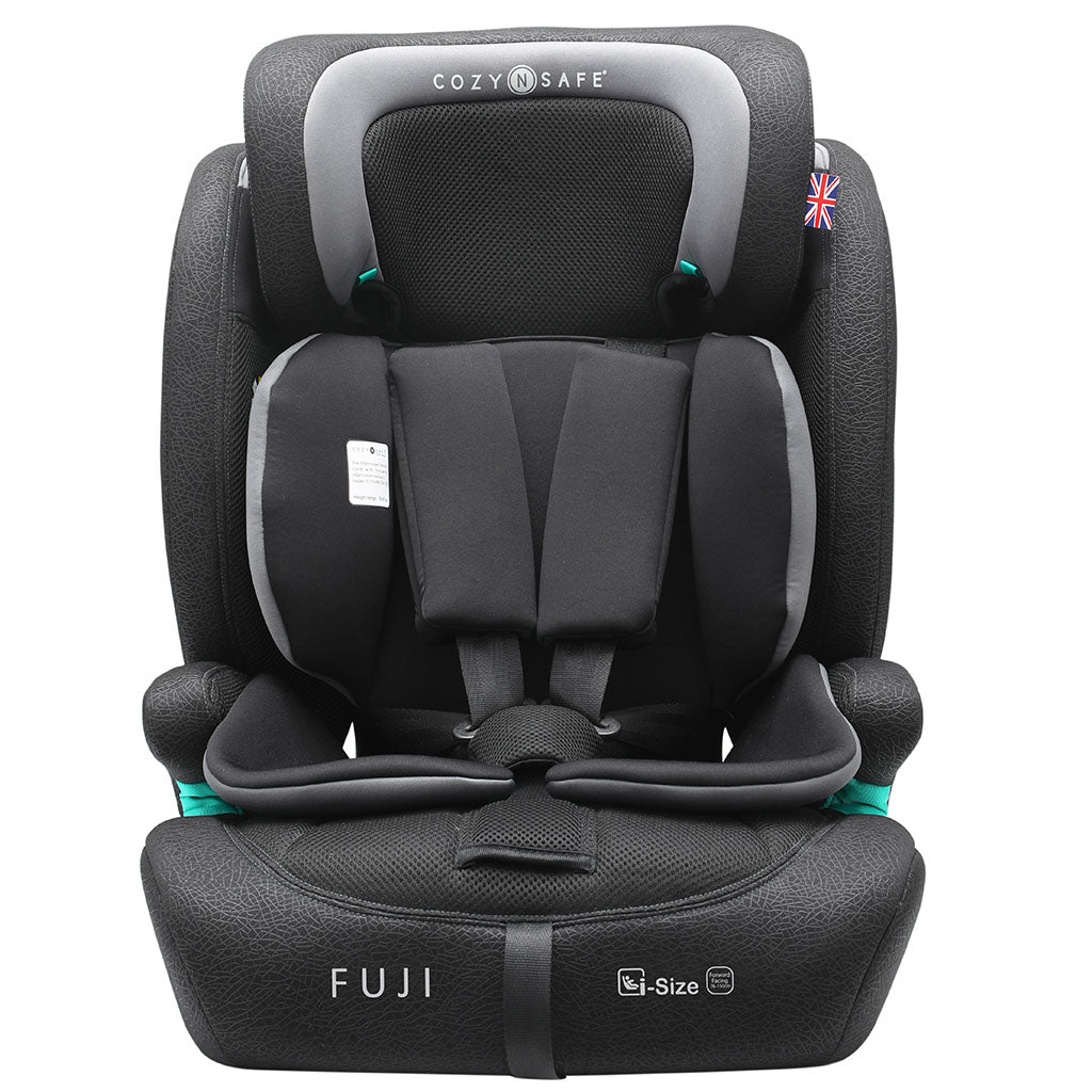 Cozy N Safe Fuji i-Size Child Car Seat and High Backed Booster - Black/Grey