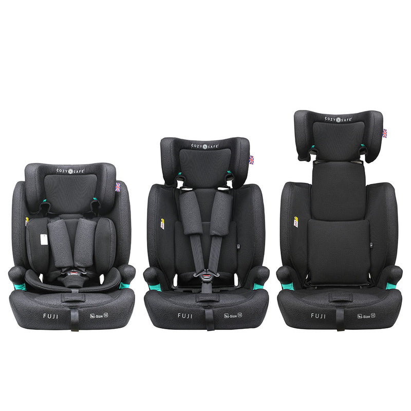 Cozy N Safe Fuji i-Size Child Car Seat and High Backed Booster - Onyx