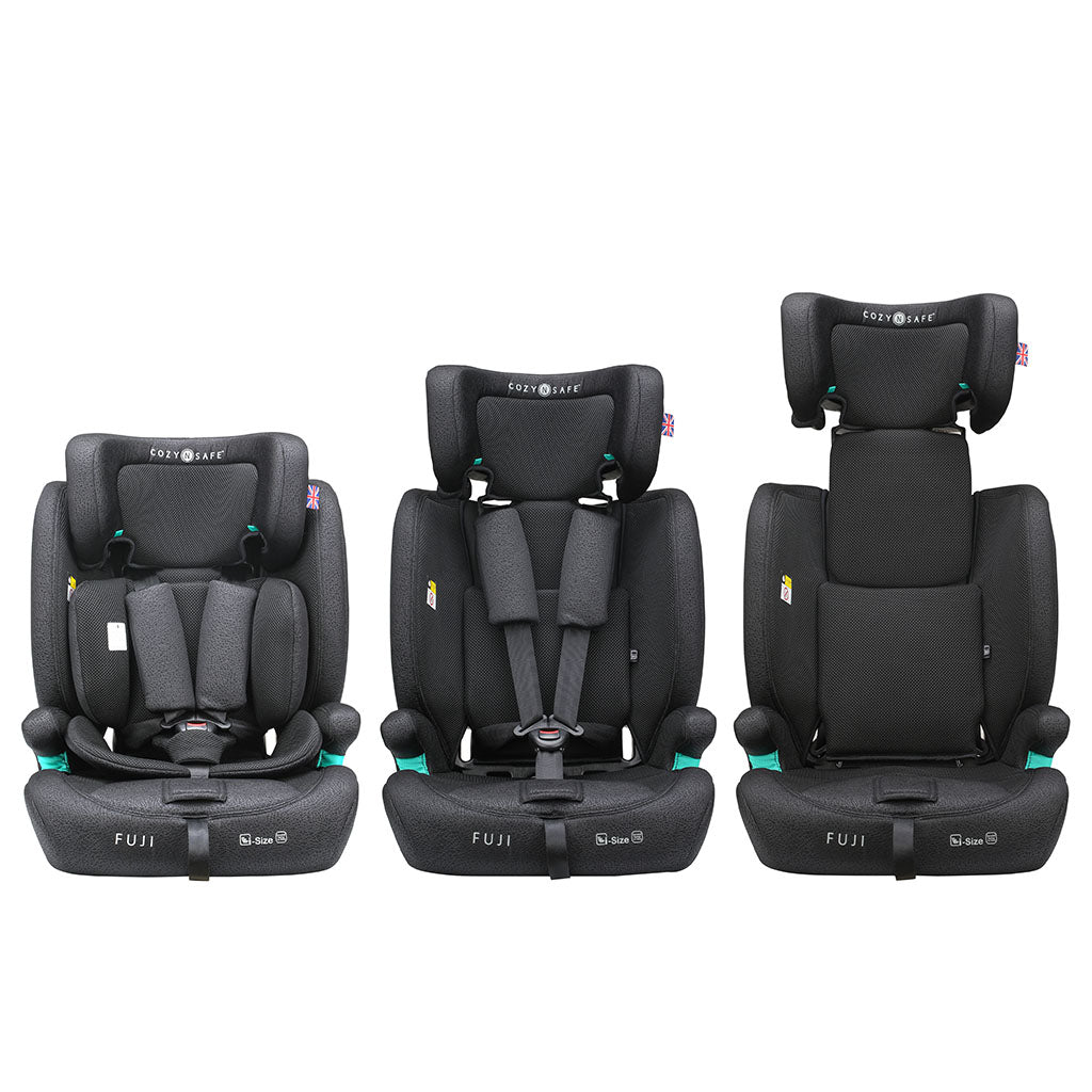 Cozy N Safe Fuji i-Size Child Car Seat and High Backed Booster - Onyx