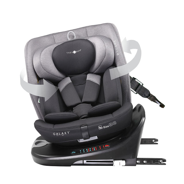 Cozy N Safe Galaxy i-Size 360 Car Seat - Black/Grey