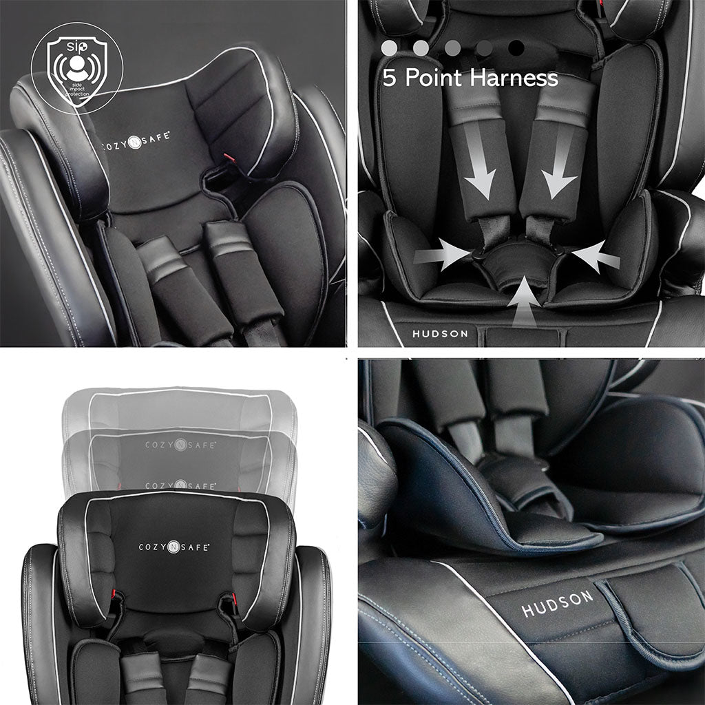 Cozy N Safe Hudson 25kg Harness Group 1/2/3 Car Seat