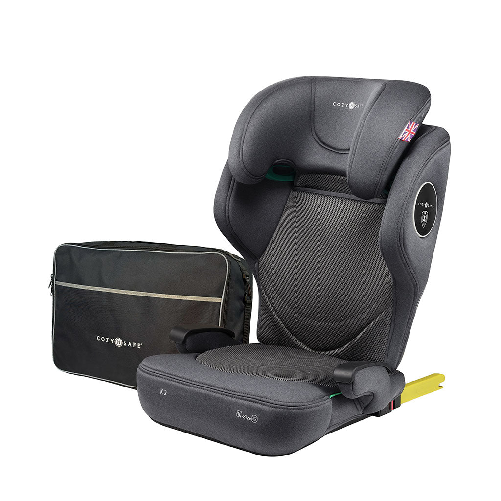 Cozy N Safe K2 i-Size Car Seat and Travel Bag - Graphite