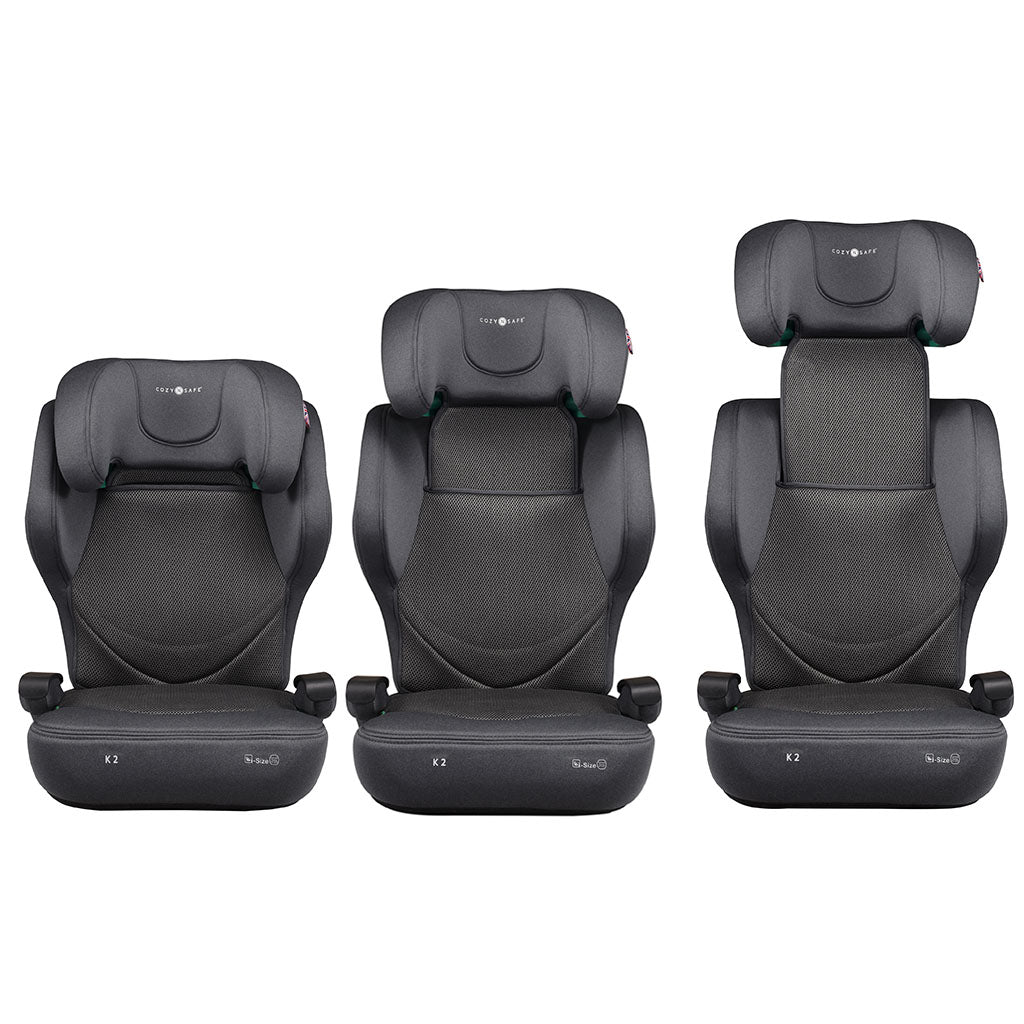 Cozy N Safe K2 i-Size Car Seat and Travel Bag - Graphite