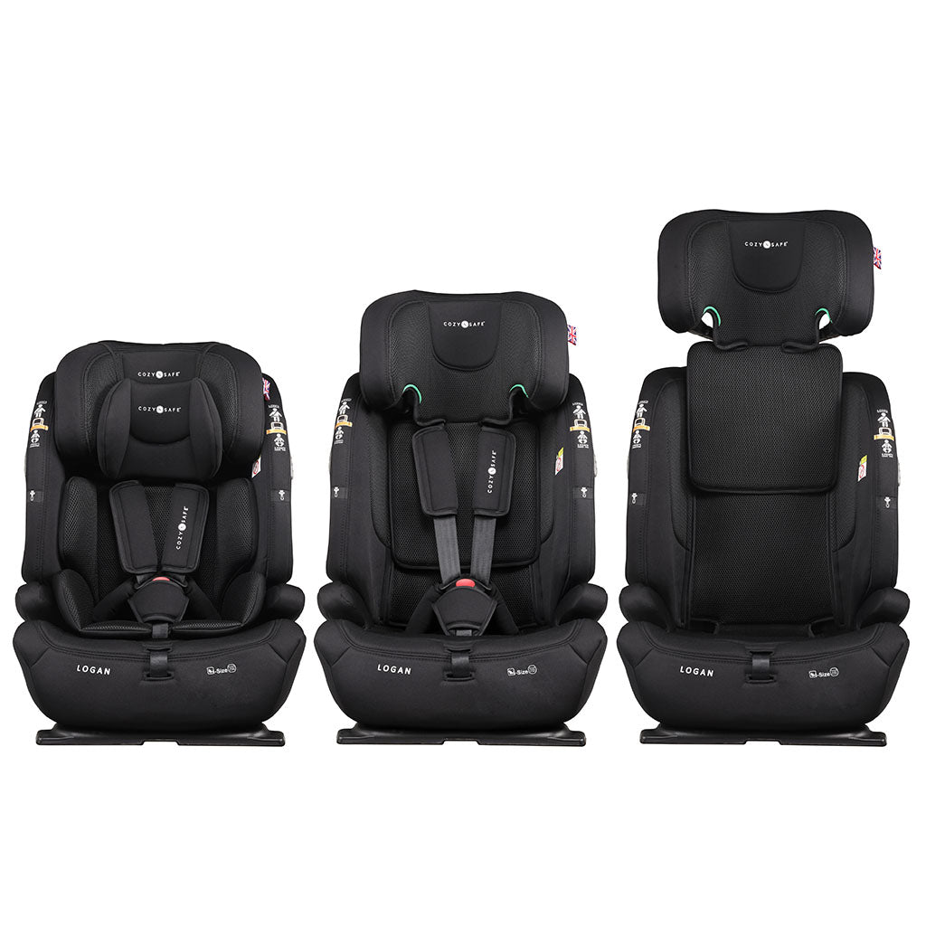 Cozy N Safe Logan i-Size Child Car Seat - Onyx