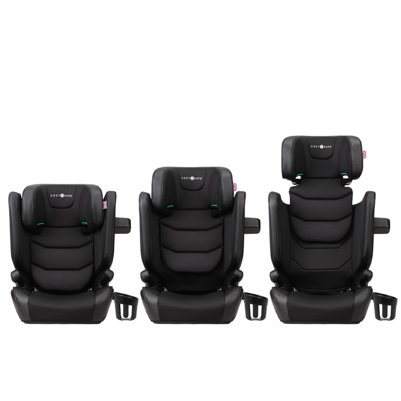 Cozy N Safe Portland i-Size High Backed Booster Car Seat - Jet