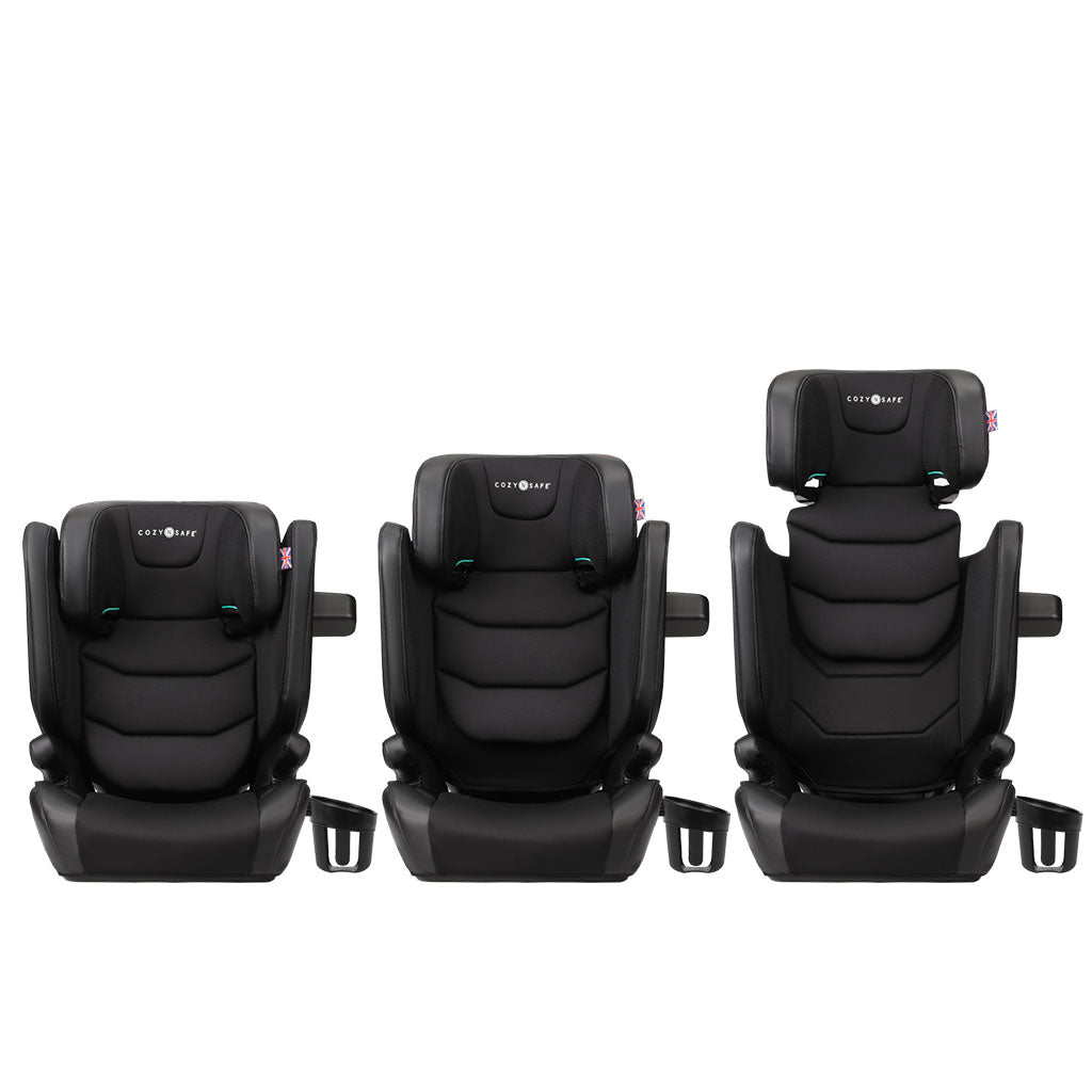 Cozy N Safe Portland i-Size High Backed Booster Car Seat - Jet
