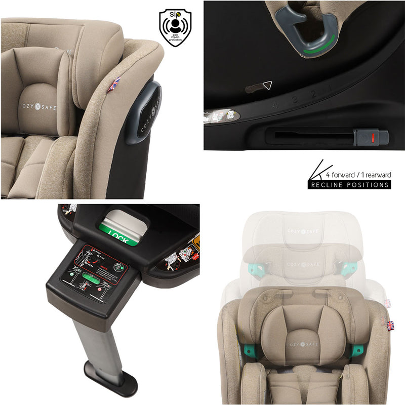 Cozy N Safe Stanford i-Size Car Seat - Ecru