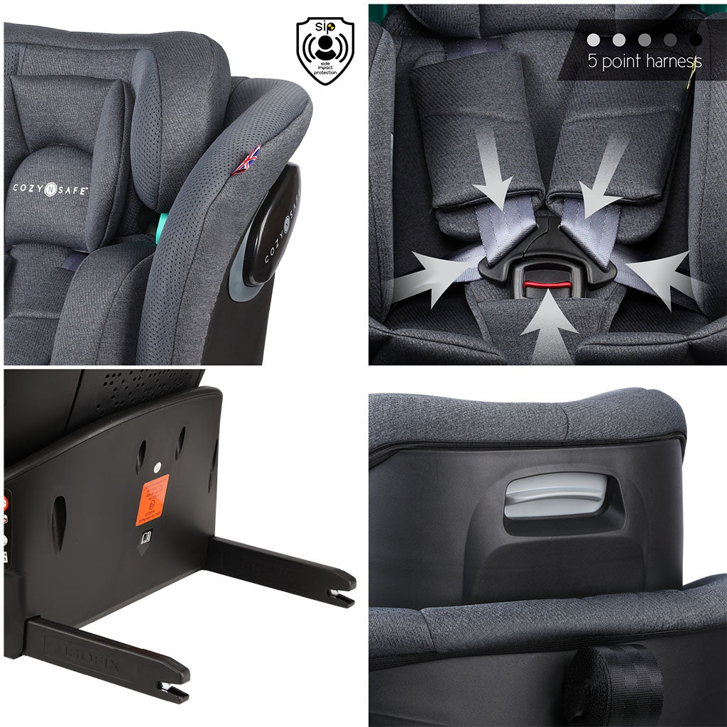 Cozy N Safe Vesta i-Size Car Seat - Slate