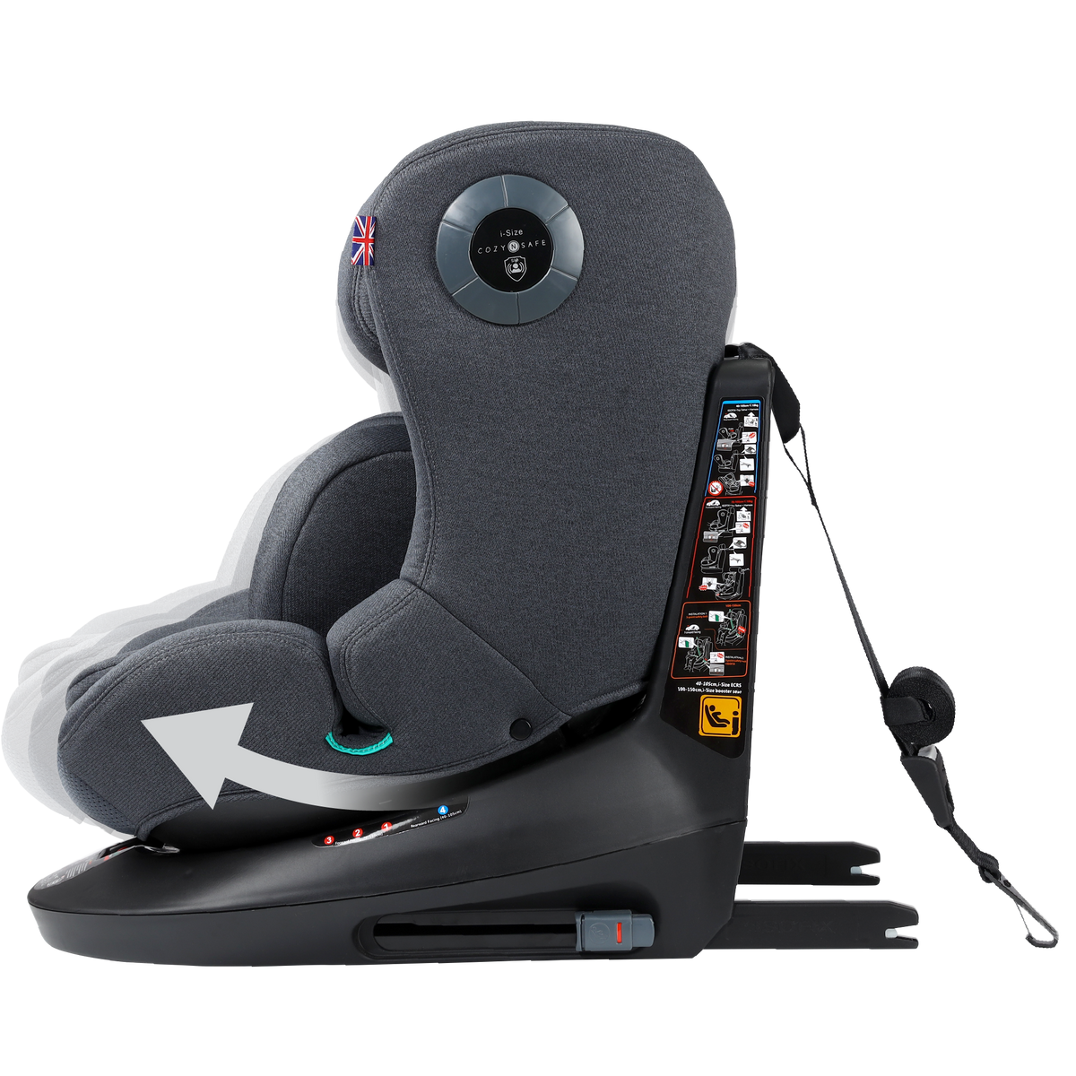 Cozy_N_Safe_Comet_Plus_i_Size_360_Child_Car_Seat_Graphite_3