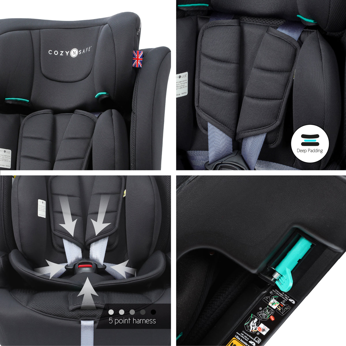 Cozy_N_Safe_Fuji_i_Size_Child_Car_Seat_and_High_Backed_Booster_Jet_4