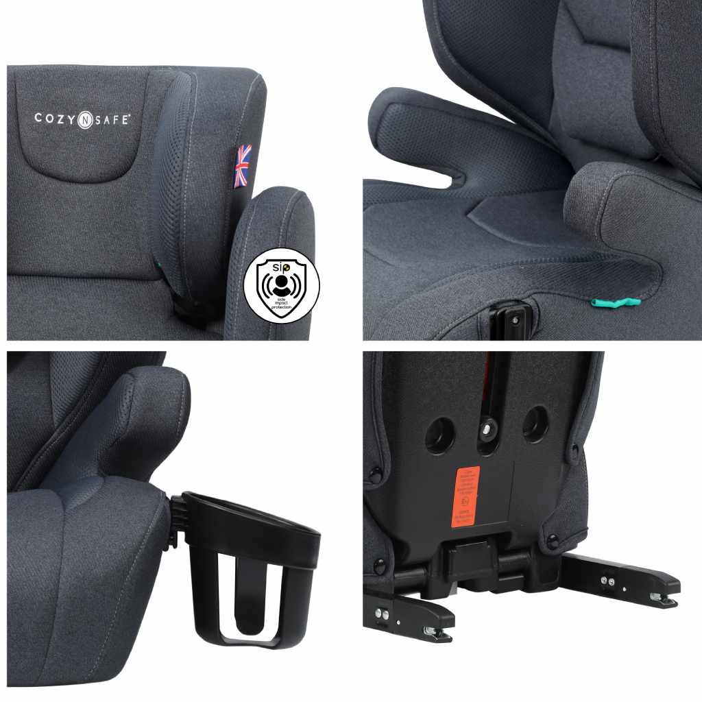 Cozy_N_Safe_Hood_i_Size_Child_Car_Seat_and_Cup_Holder_Slate_4