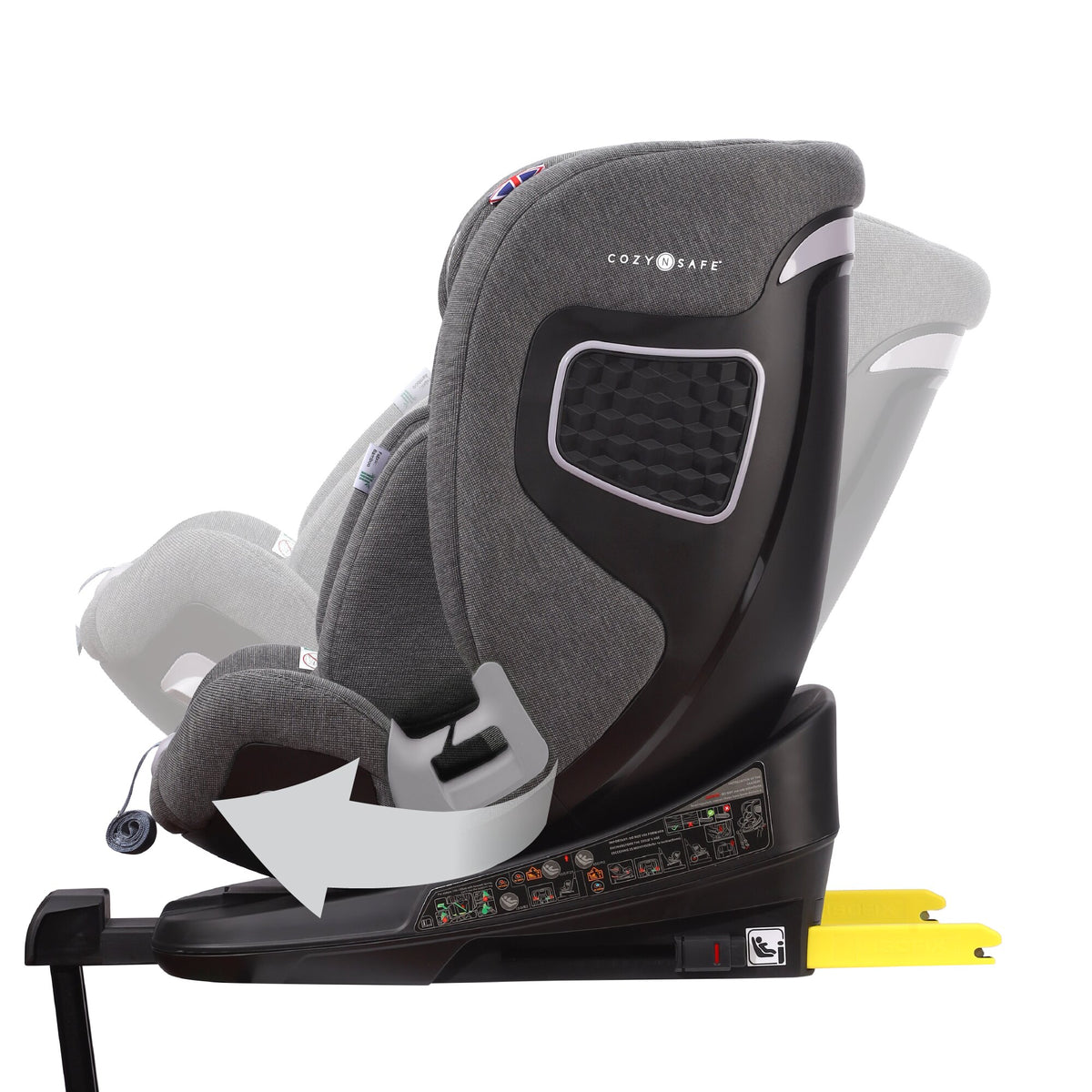 Cozy_N_Safe_Omega_i_Size_360_Car_Seat_Pearl_Grey_5