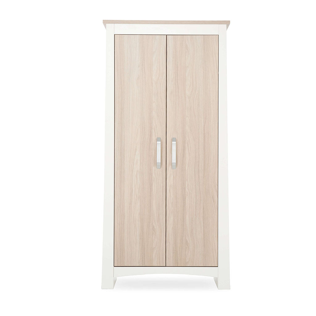 CuddleCo Ada Nursery Wardrobe - White & Ash