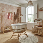 CuddleCo Aria Rattan Changing Table - Natural