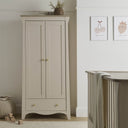 CuddleCo Clara 2 Door Double Wardrobe - Cashmere
