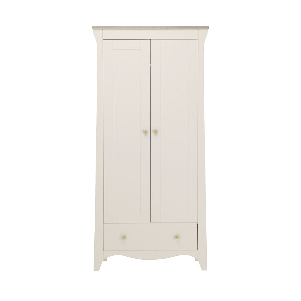 CuddleCo Clara 2 Door Double Wardrobe - Cashmere