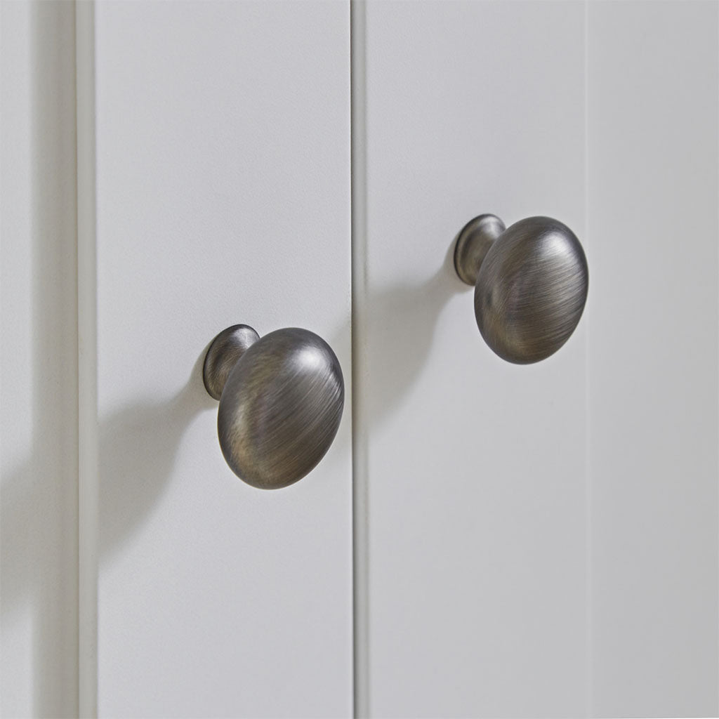 CuddleCo Clara 2 Door Double Wardrobe - Driftwood Ash