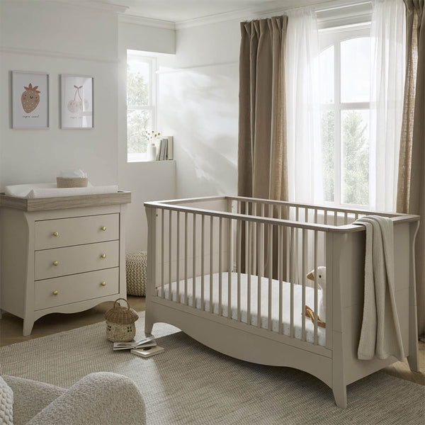 CuddleCo Clara 2 Piece Nursery Furniture Set - Cashmere