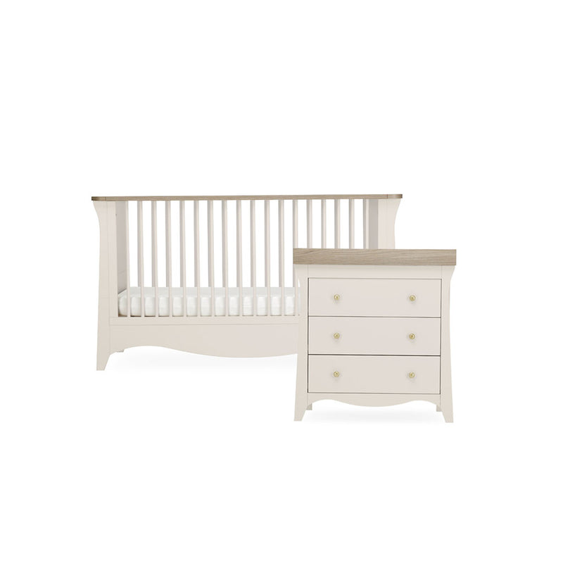 CuddleCo Clara 2 Piece Nursery Furniture Set - Cashmere