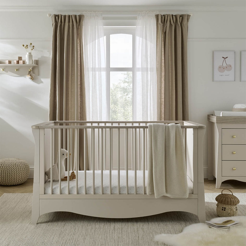 CuddleCo Clara 2 Piece Nursery Furniture Set - Cashmere