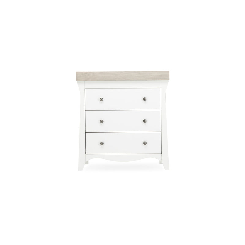 CuddleCo Clara 3 Drawer Dresser Changer - Driftwood Ash