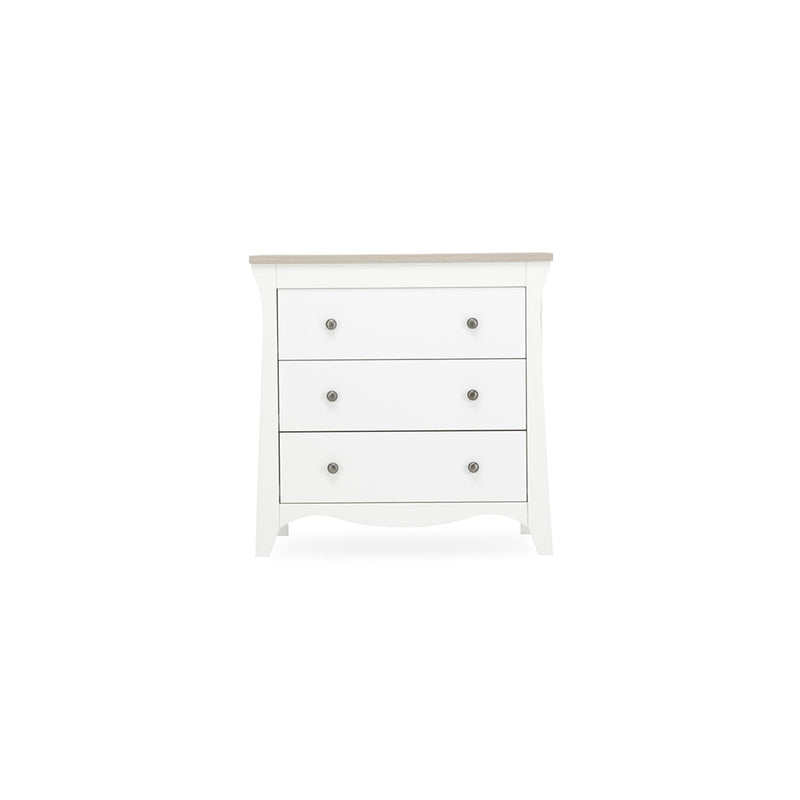 CuddleCo Clara 3 Drawer Dresser Changer - Driftwood Ash