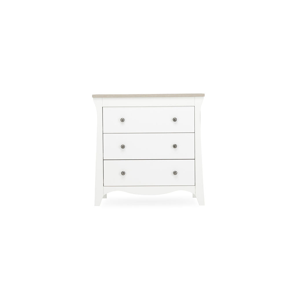 CuddleCo Clara 3 Drawer Dresser Changer - Driftwood Ash