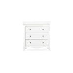 CuddleCo Clara 3 Drawer Dresser Changer - White