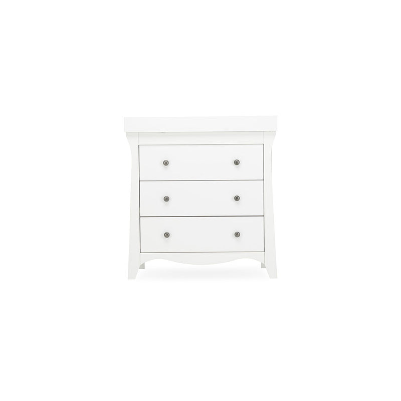 CuddleCo Clara 3 Drawer Dresser Changer - White