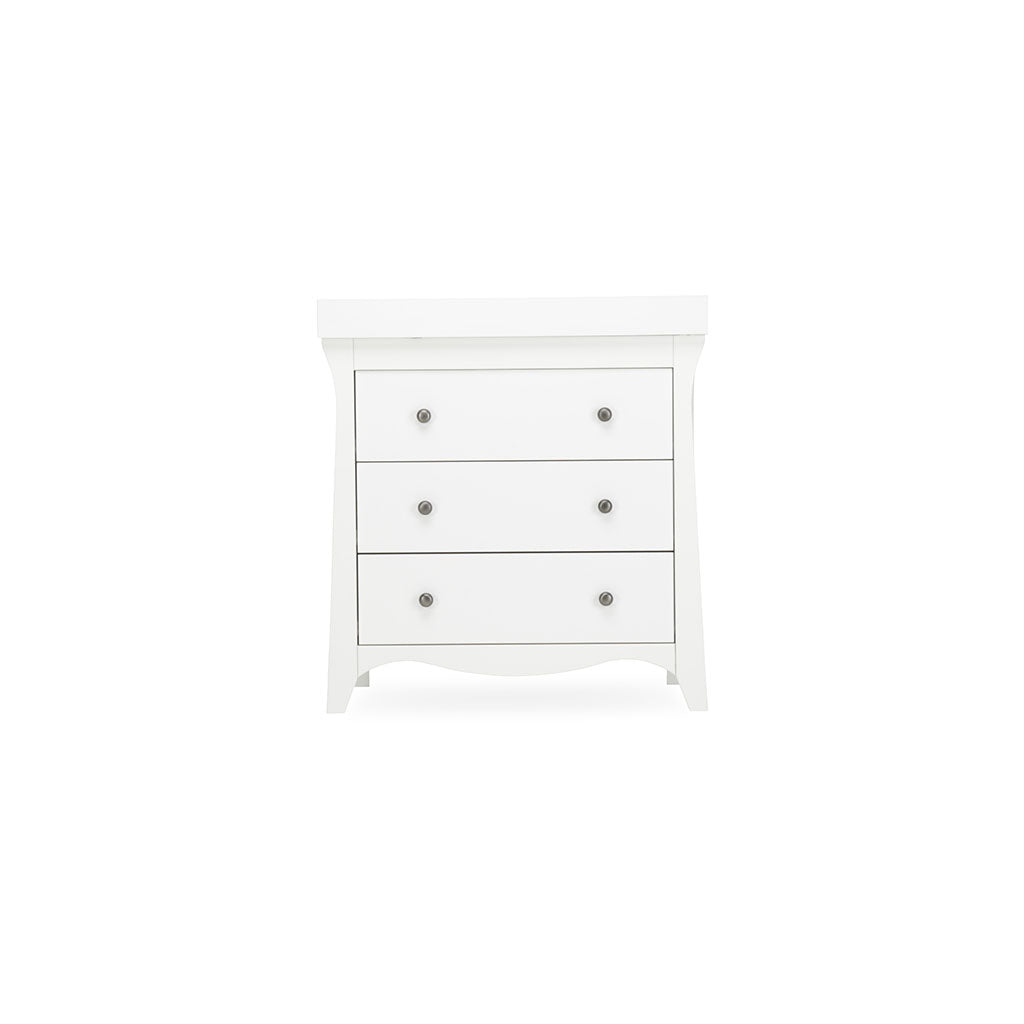 CuddleCo Clara 3 Drawer Dresser Changer - White