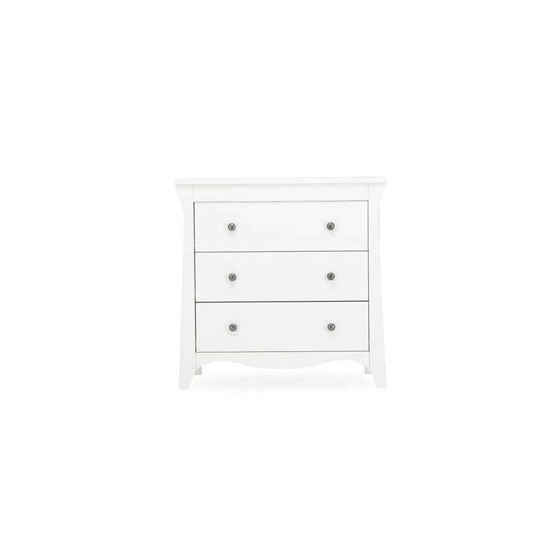 CuddleCo Clara 3 Drawer Dresser Changer - White