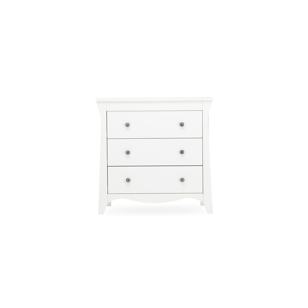 CuddleCo Clara 3 Drawer Dresser Changer - White