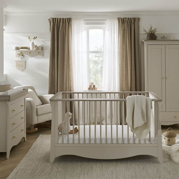 CuddleCo Clara 3 Piece Nursery Furniture Set - Cashmere