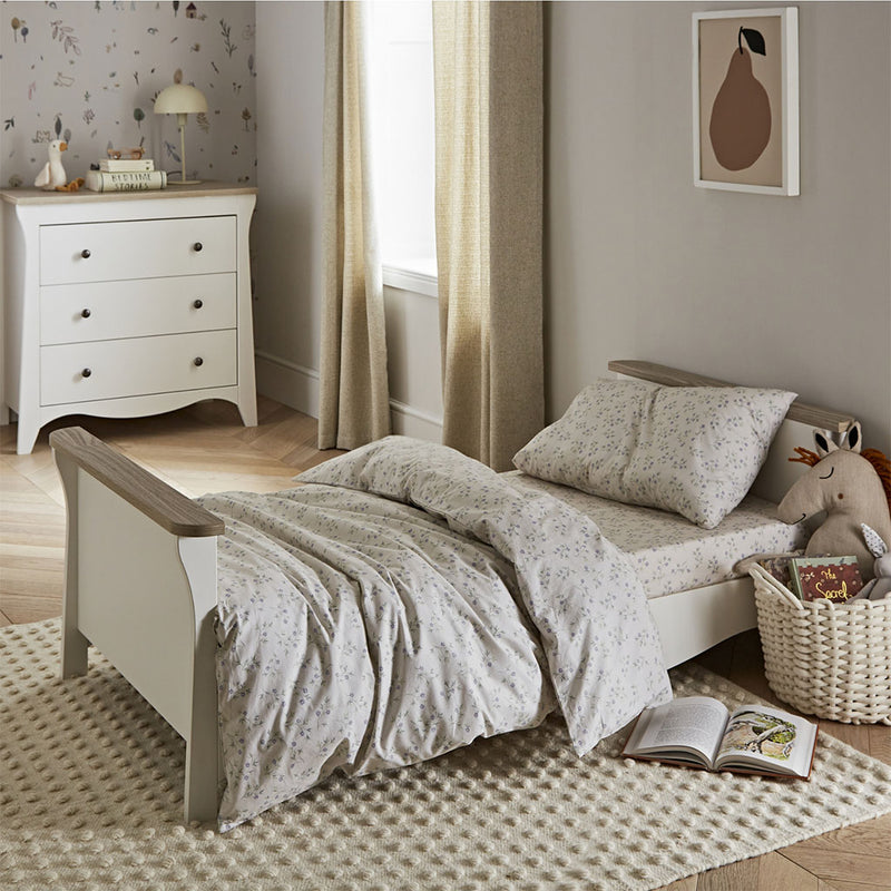 CuddleCo Clara Cot Bed - Driftwood Ash