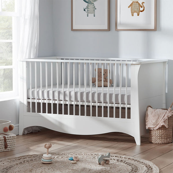 CuddleCo Clara Cot Bed White - Ex Display