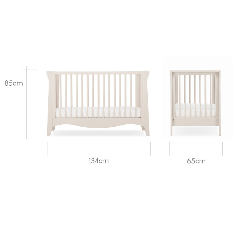 CuddleCo Clara Mini Cot Bed - Cashmere